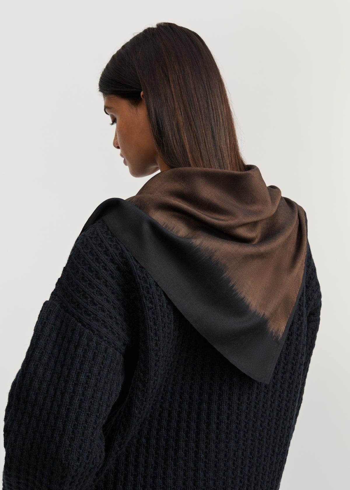 Winona scarf – silk | Mix brown Scarf aiayu