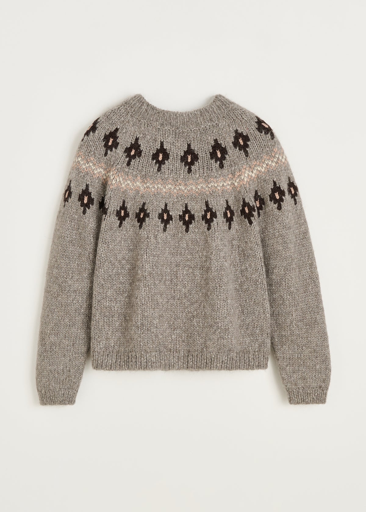 Wyn sweater – llama wool | Mix pure grey Sweater aiayu