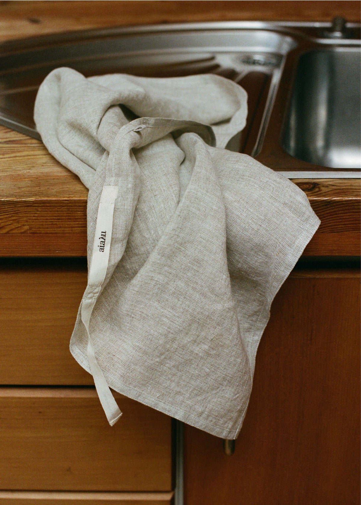 Linen kitchen towel (set of 2 pcs) | Pure natural Other living aiayu