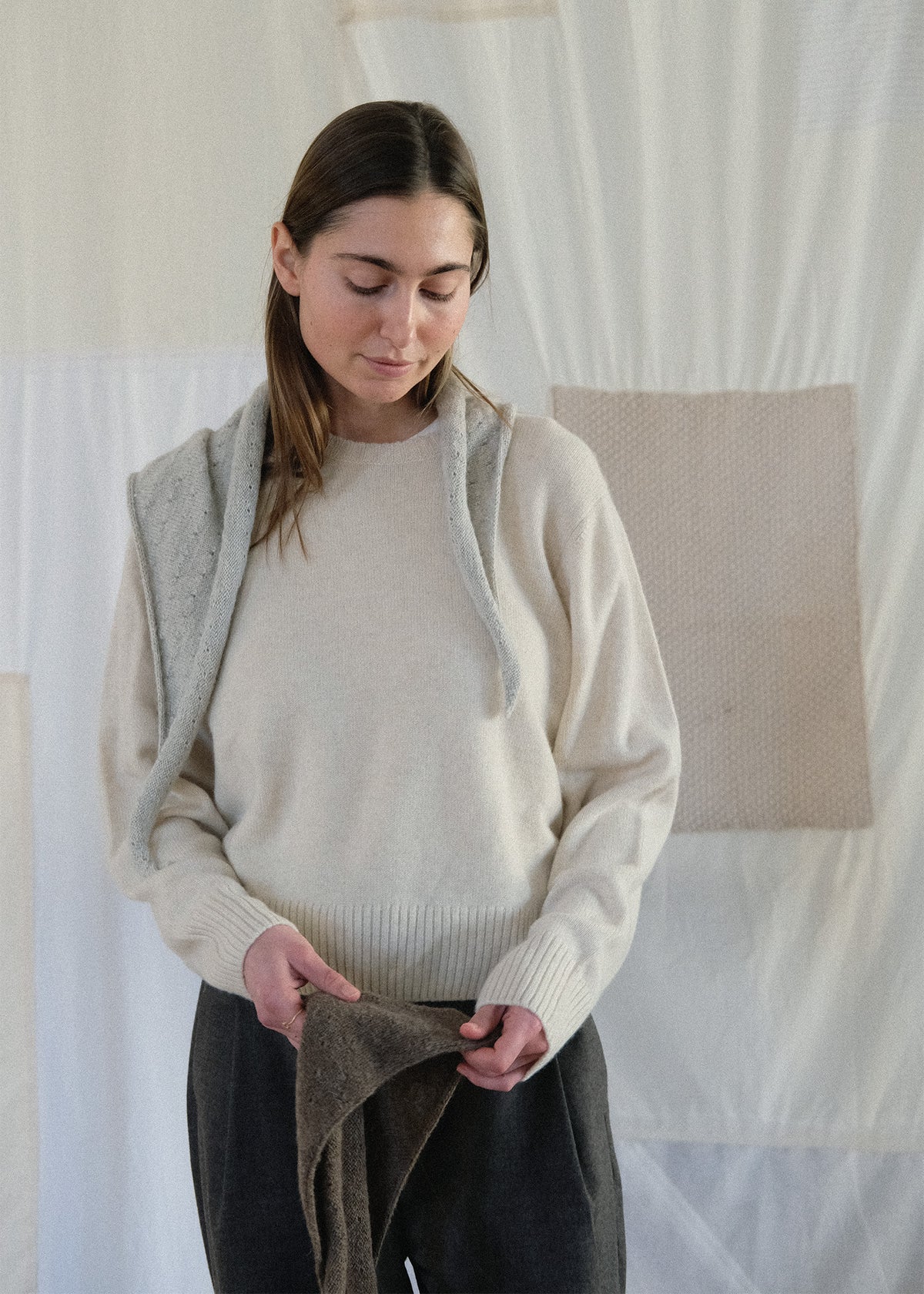 Dora scarf – strikkeopskrift | Multi Sample/The market aiayu