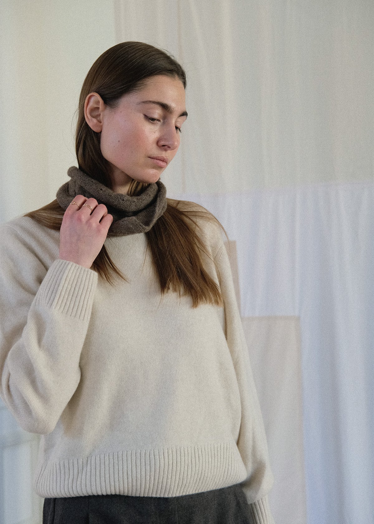 Dora scarf – strikkeopskrift | Multi Sample/The market aiayu