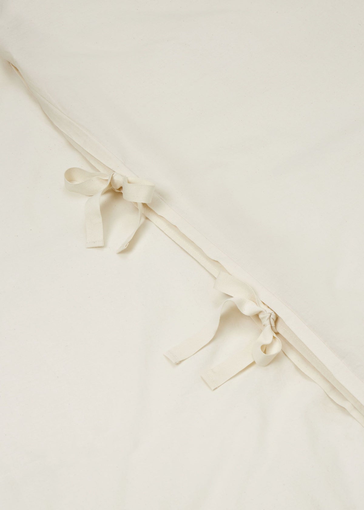 Duvet set strap 200x220 and pillow cases | Pure ecru Bedding aiayu