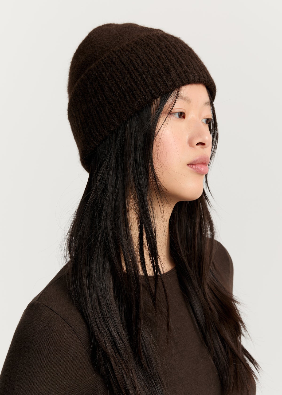 Baby beanie – llama | Pure chocolate Hat aiayu