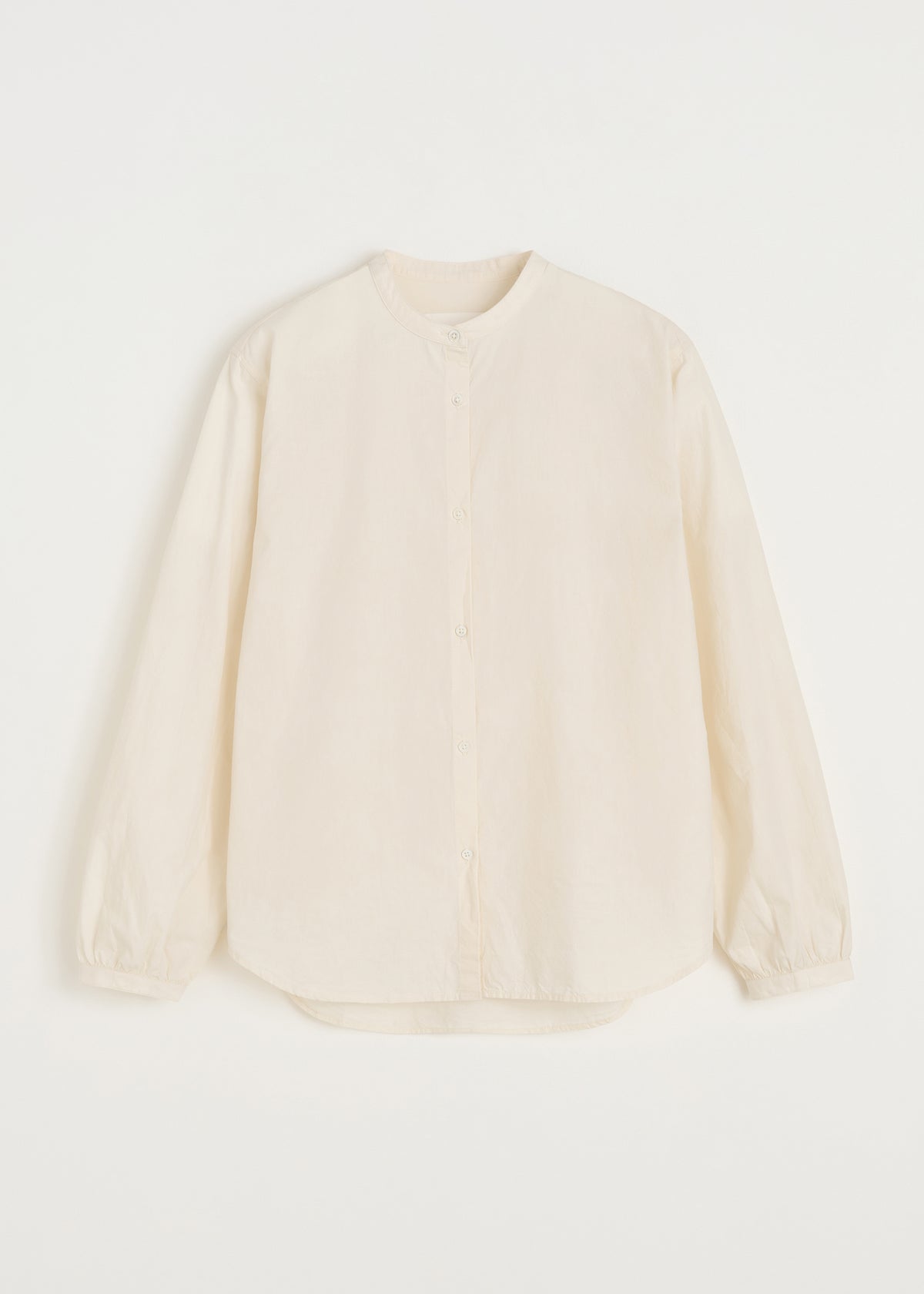 Bibs shirt cotton | Pure ecru Shirt Woven aiayu