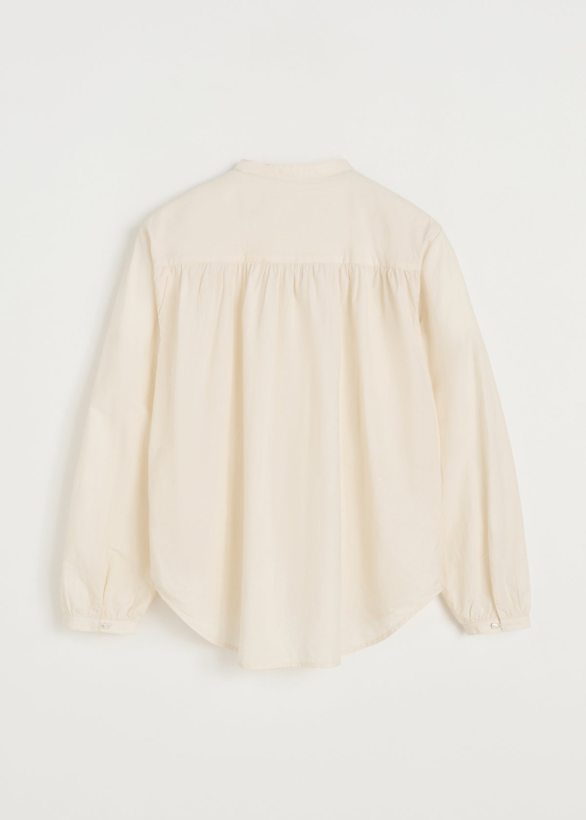 Bibs shirt cotton | Pure ecru Shirt Woven aiayu