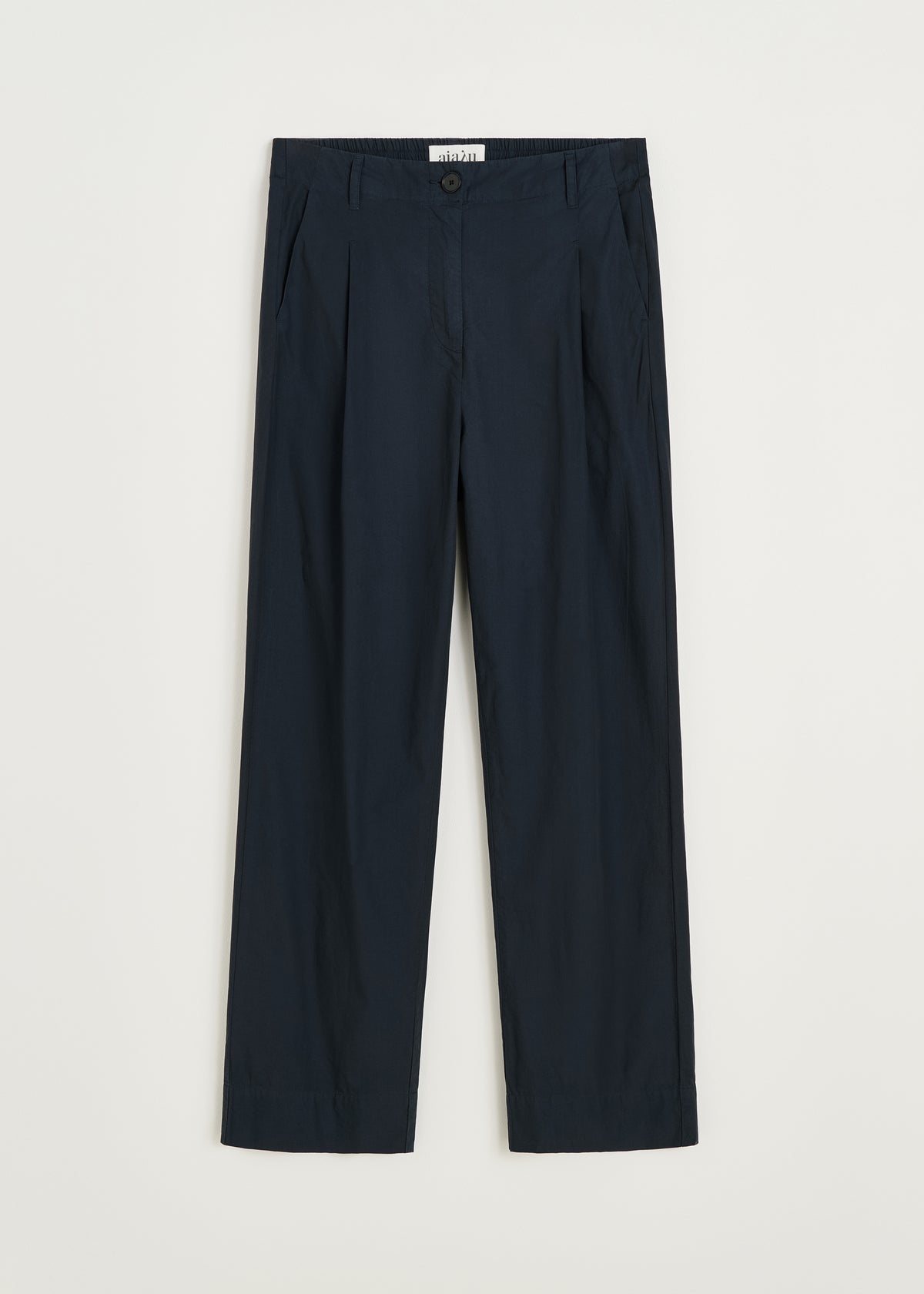 Billy pant zip poplin | Black navy Pants aiayu
