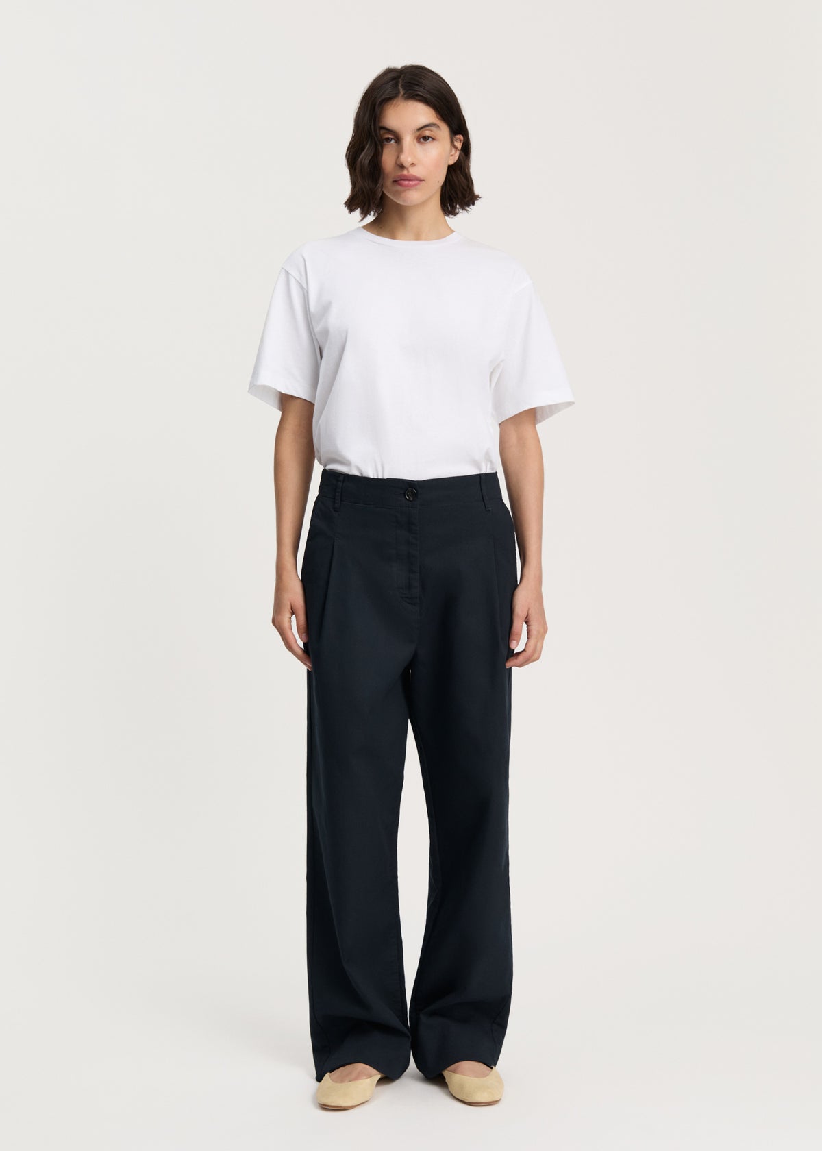 Billy pant zip | Black Navy Pant aiayu