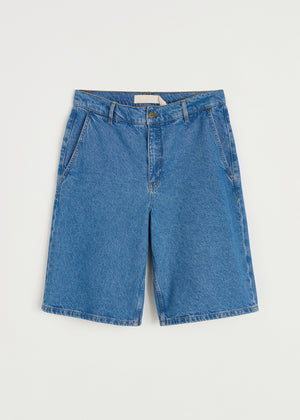 Carlo denim shorts | Clear blue Shorts aiayu