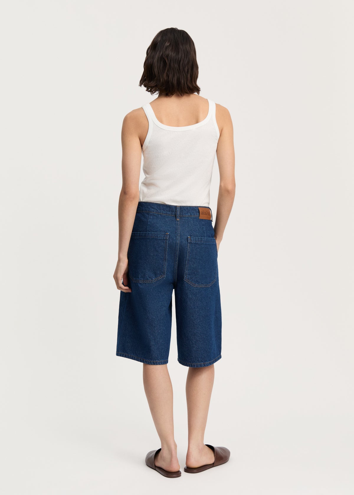 Carlo denim shorts | Mid blue Shorts aiayu