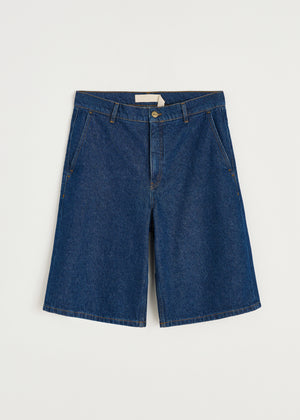 Carlo denim shorts | Mid blue Shorts aiayu