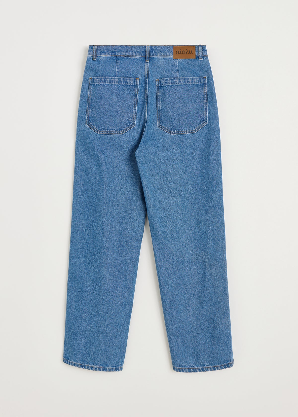 Carlo midwaist wide jeans | Clear blue Jeans aiayu
