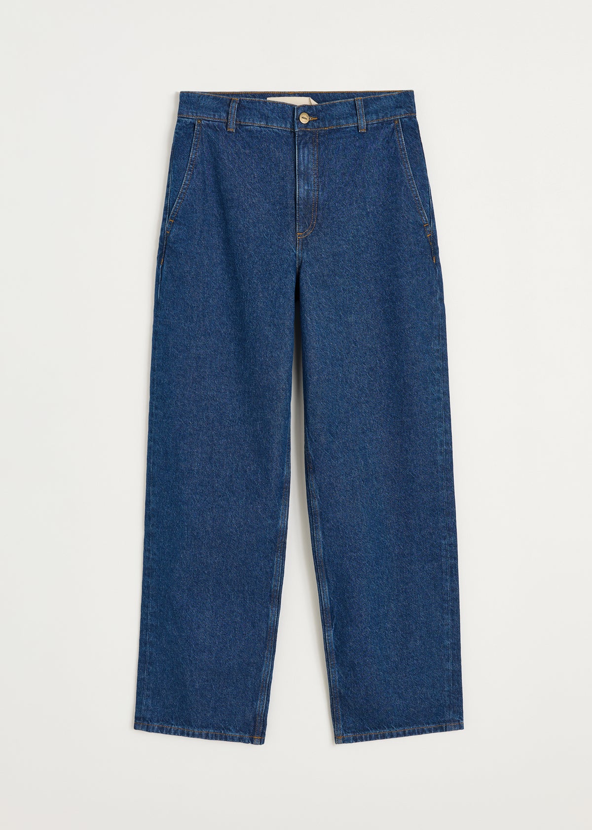 Carlo midwaist wide jeans | Mid Blue Jeans aiayu
