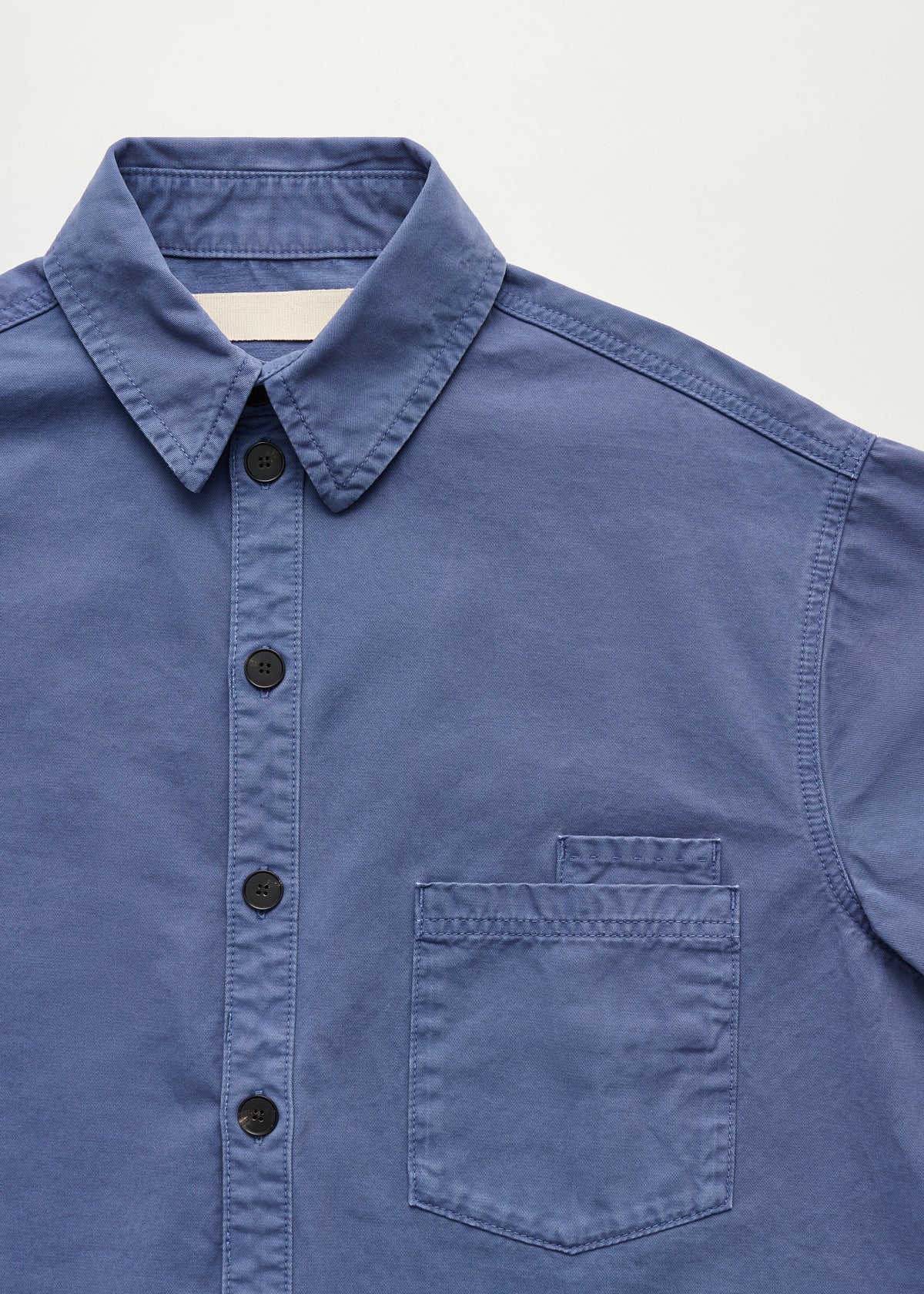 Casy shirt cotton | Washed french blue Shirt Woven aiayu