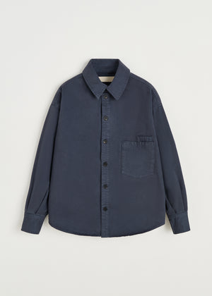 Casy shirt cotton | Washed slate Shirt Woven aiayu