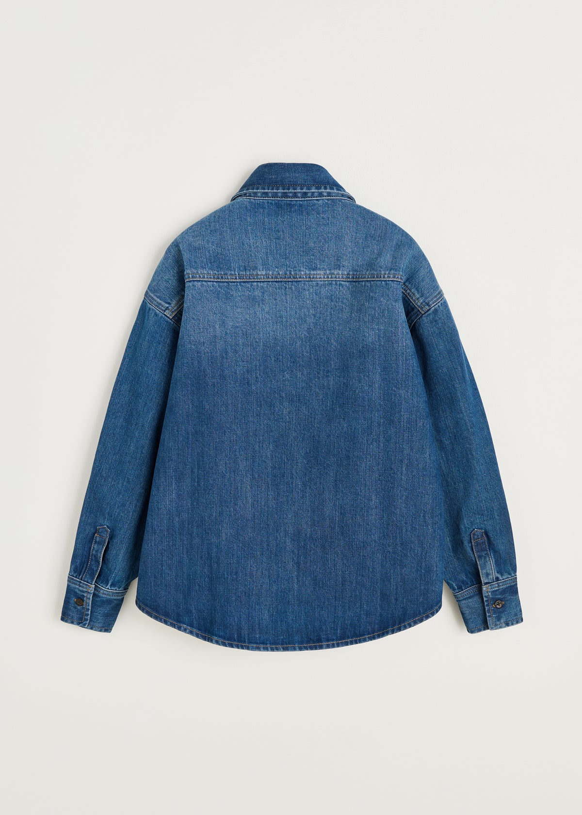 Casy shirt denim | Worn blue Shirt Woven aiayu