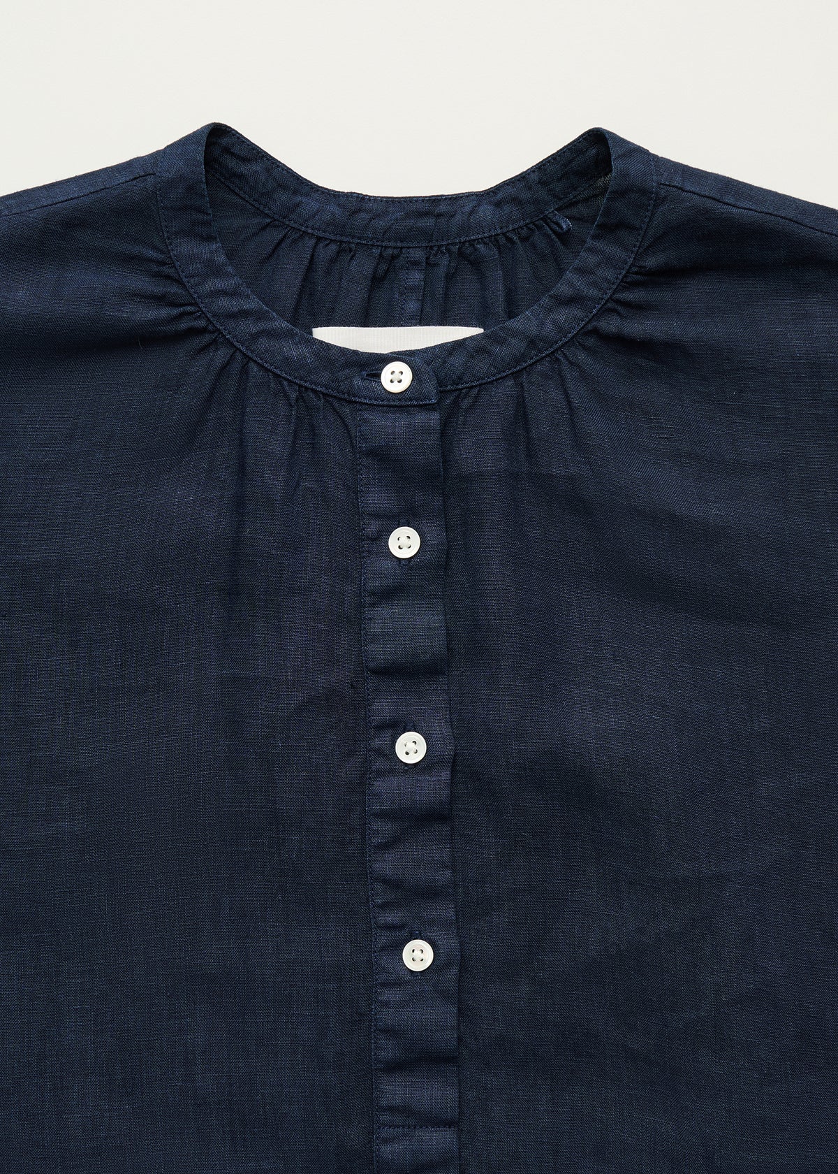 Cille dress linen | Navy Dress aiayu