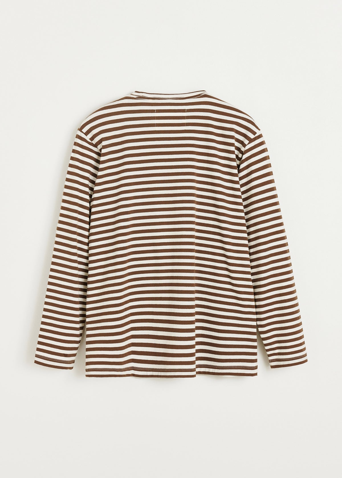 Circular long sleeve | Mix coffee T-shirt aiayu