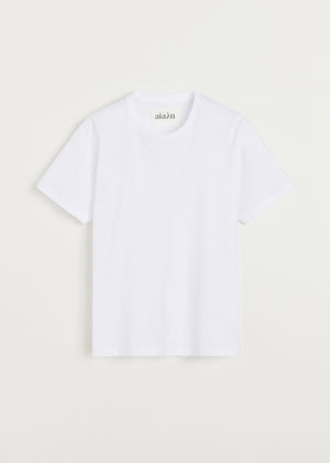 Classic circular tee | White T-shirt aiayu