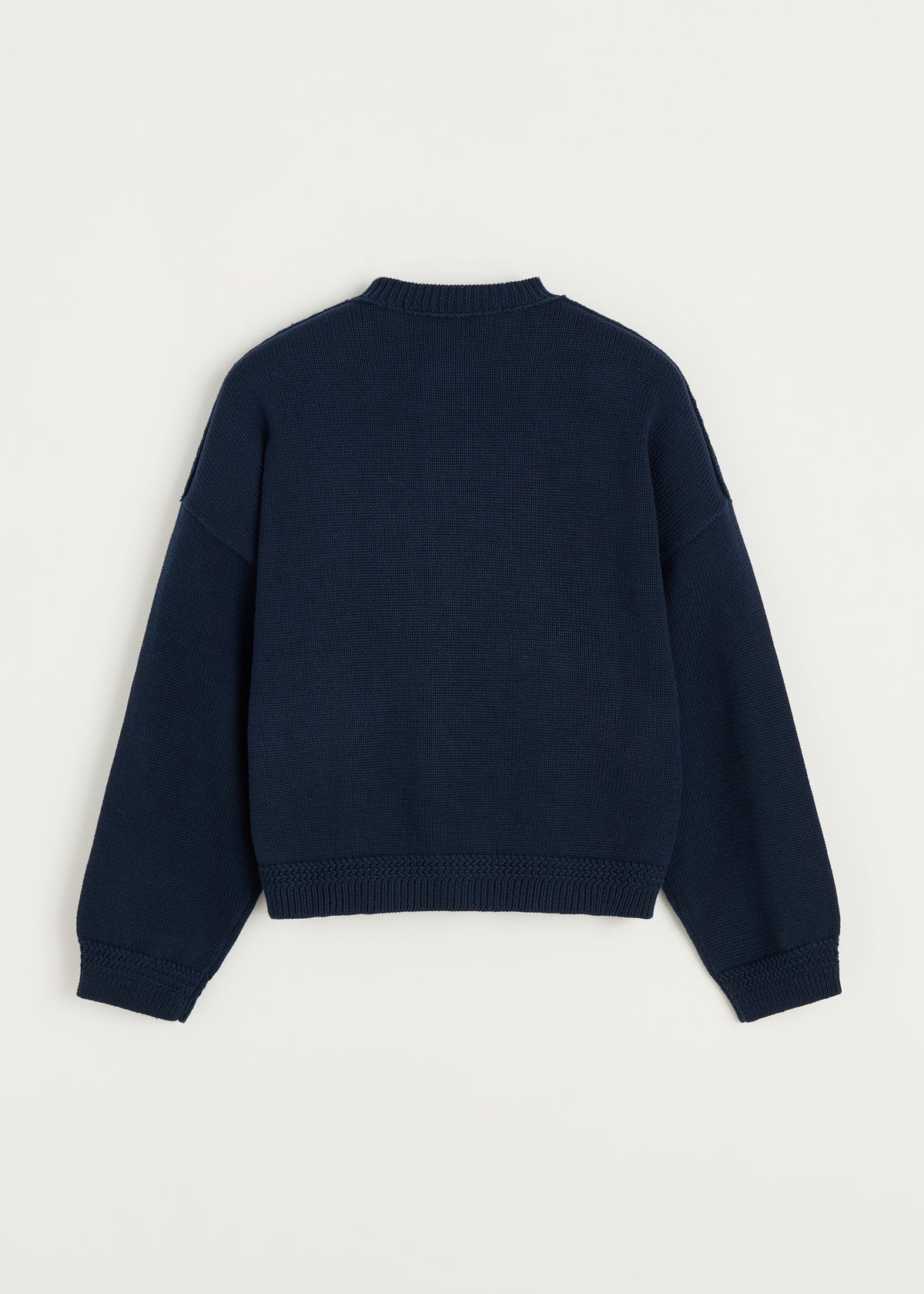 Cobe cotton cardigan | Navy Cardigan aiayu