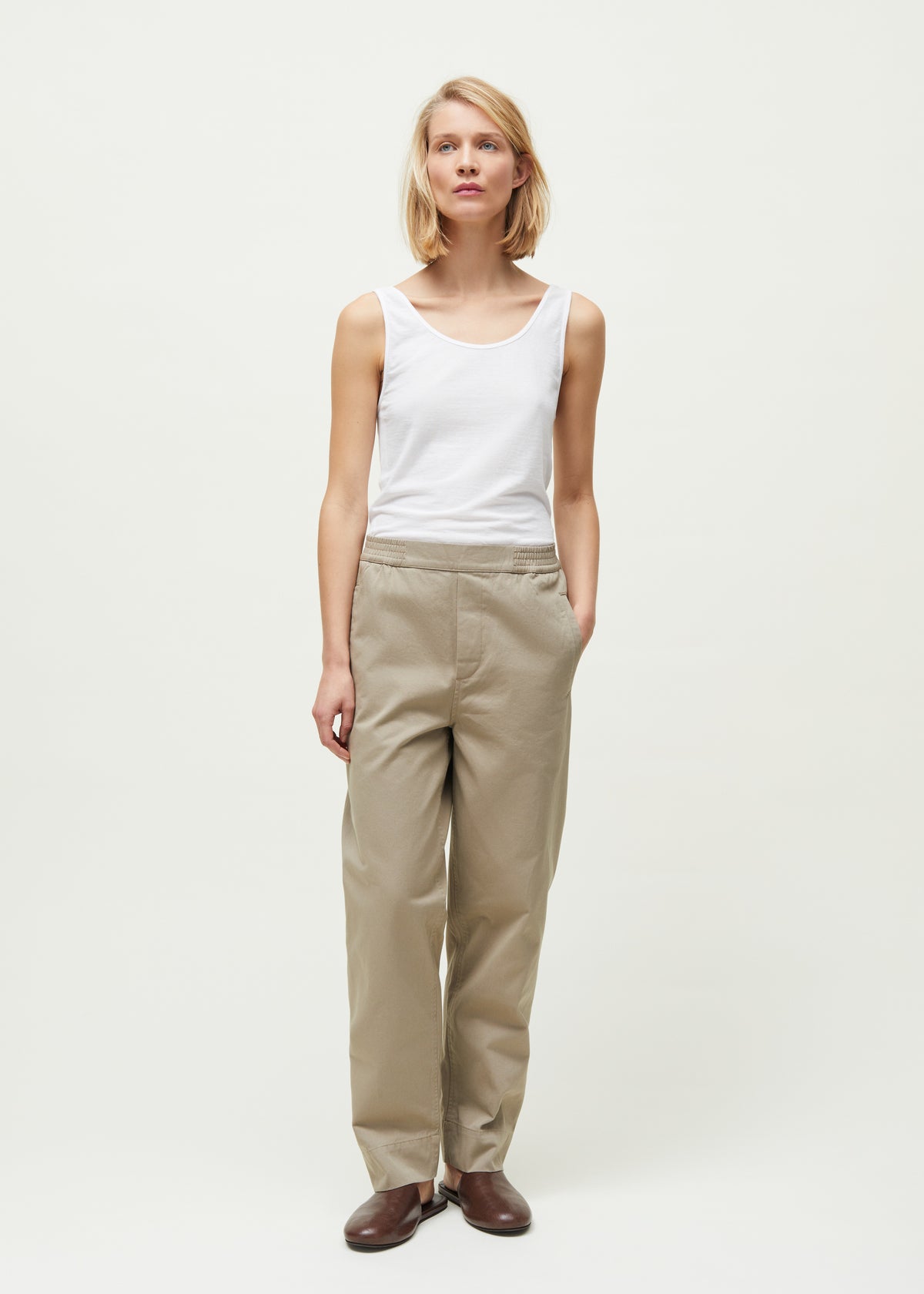Coco pant twill | Light vintage army Pants aiayu