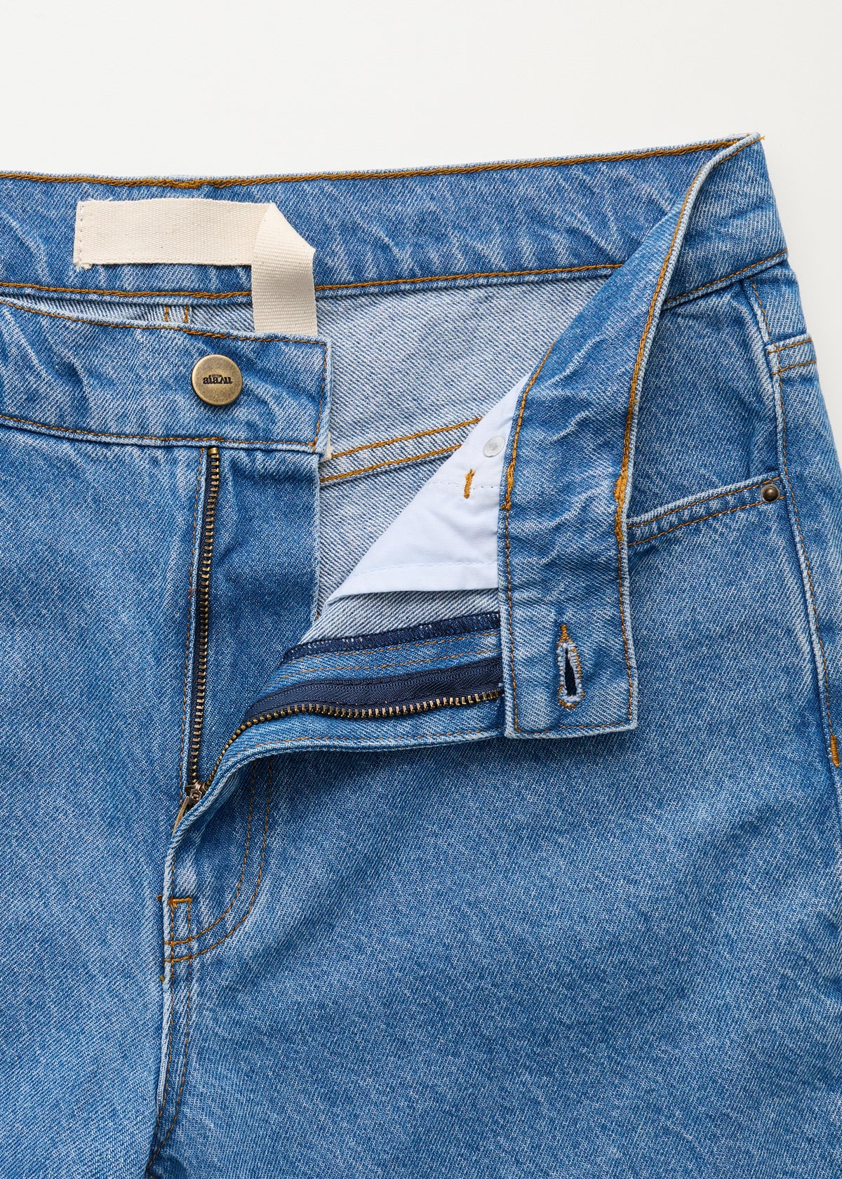 Cooper highwaist straight jeans | Clear blue Jeans aiayu