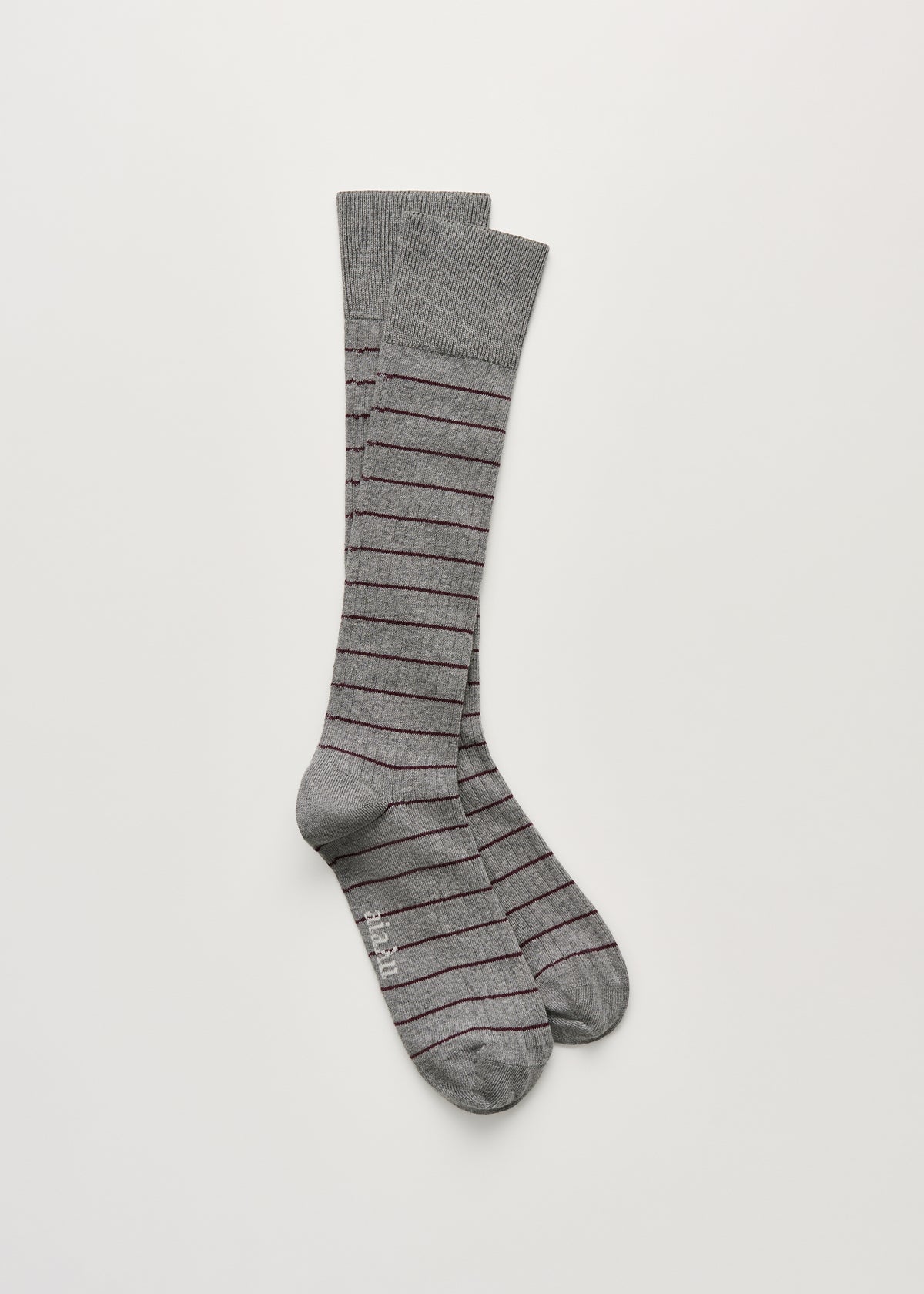 Cotton long socks | Mix bordeaux melange Socks aiayu