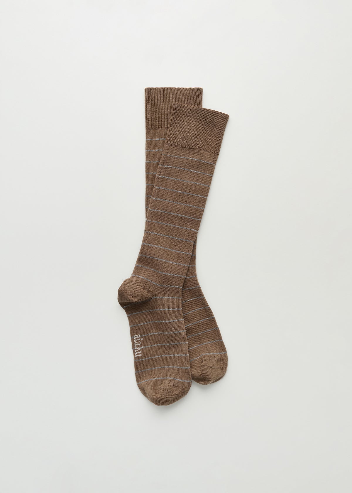 Cotton long socks | Mix chestnut Socks aiayu