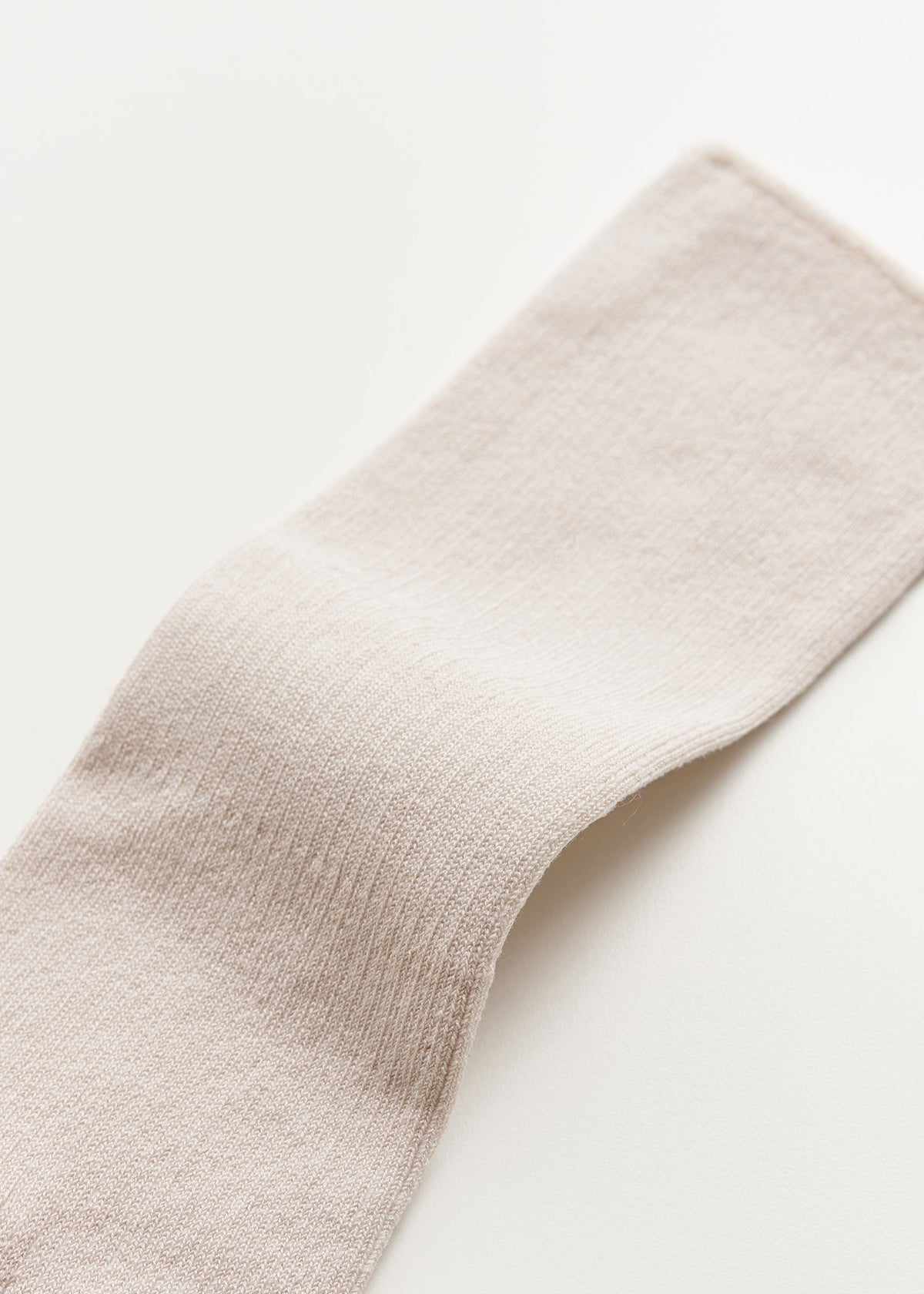 Cotton rib socks | Milk Socks aiayu