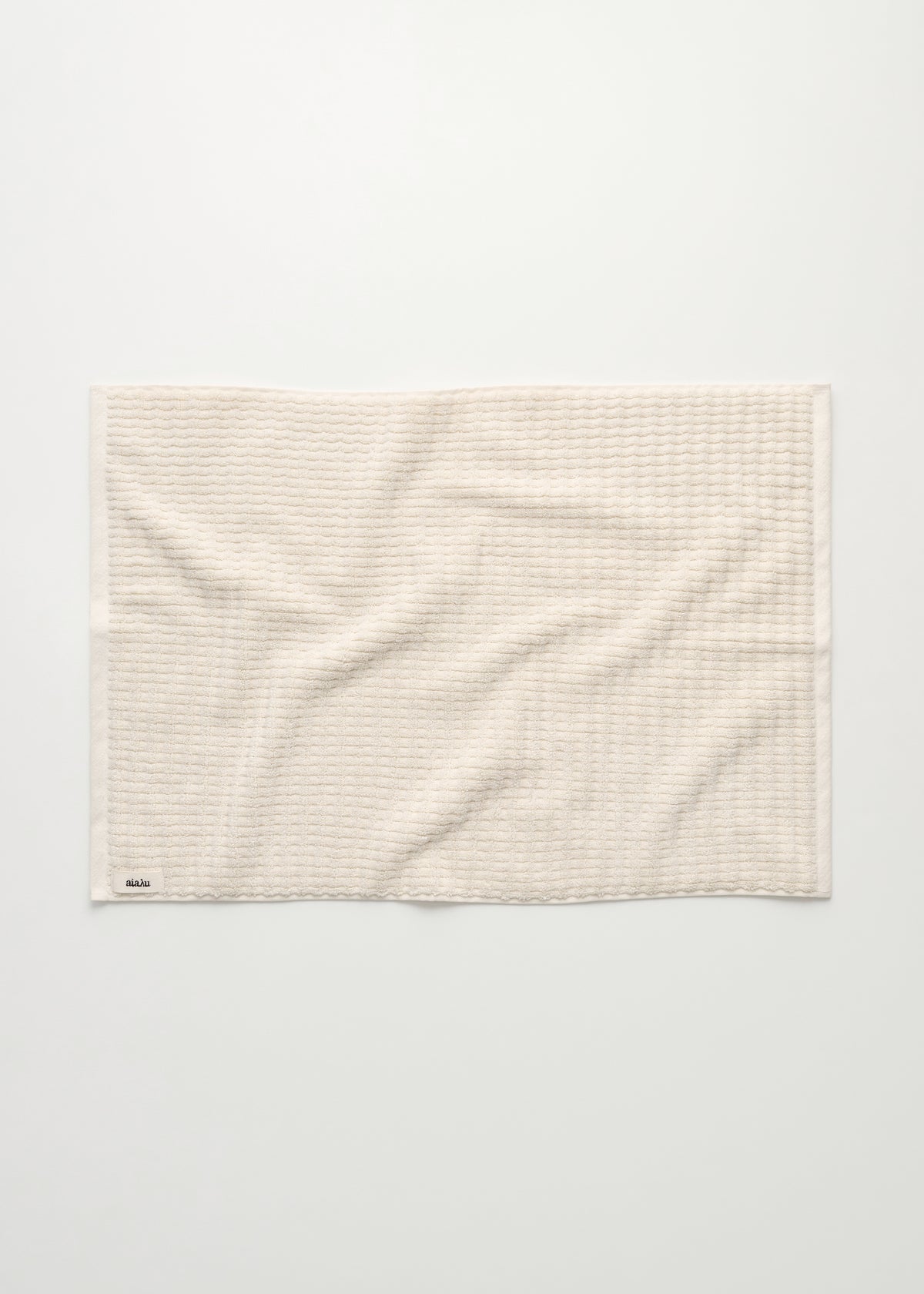 Cotton senshu bathmat - 50x70 | Pure ecru Towel aiayu