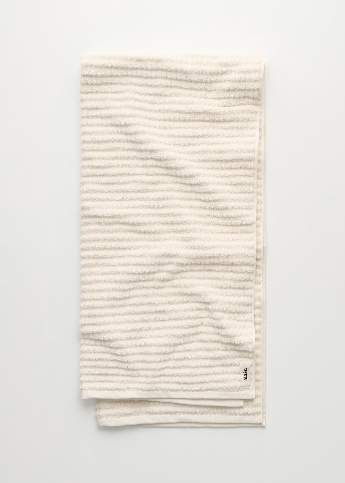 Cotton senshu bath towel - 70x140 | Pure ecru Towel aiayu