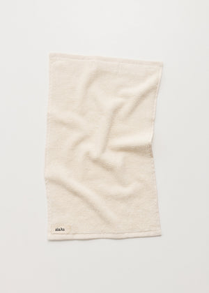 Cotton guest towel - 30x50 | Pure ecru Towel aiayu