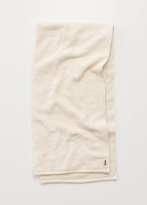 Cotton bath towel - 70x140 | Pure ecru Towel aiayu