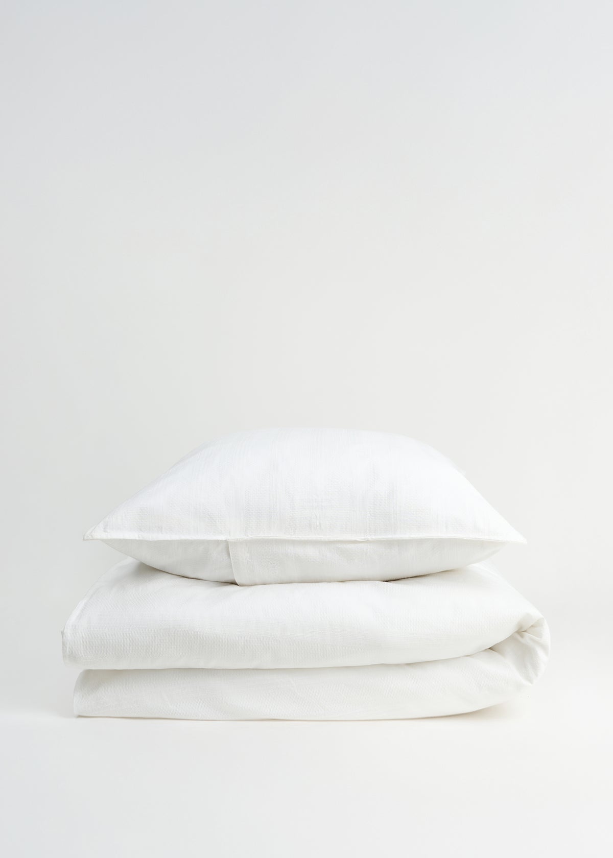Duvet set dentelle 140x220 and pillow | White Bedding aiayu