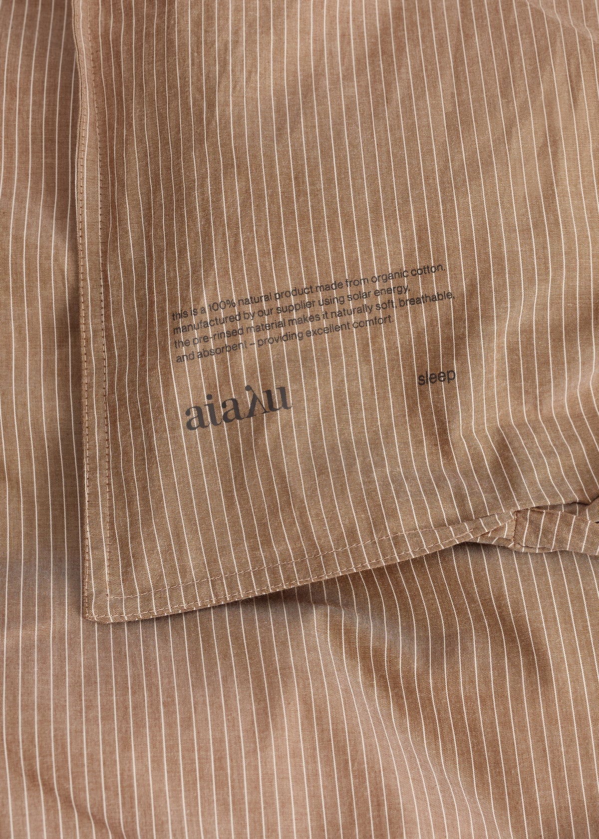Duvet set 140x220 and pillow case | Mix dark wheat Bedding aiayu