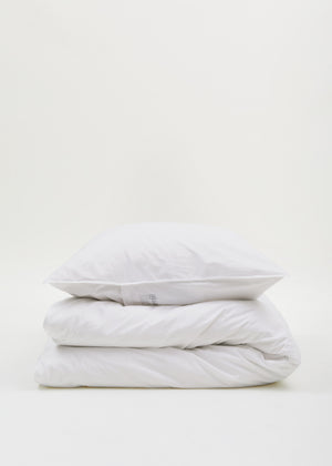 Junior duvet set 100x140 and pillow case | White Bedding aiayu