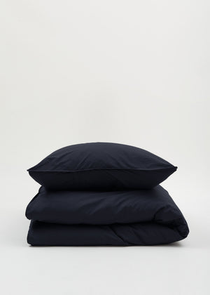 Duvet set 140x220 and pillow case | Navy Bedding aiayu
