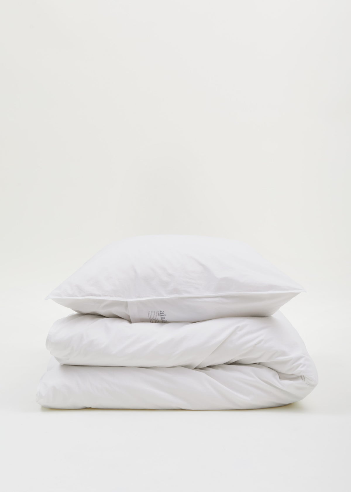 Duvet set 150x210 (SE size) and pillow case | White Bedding aiayu