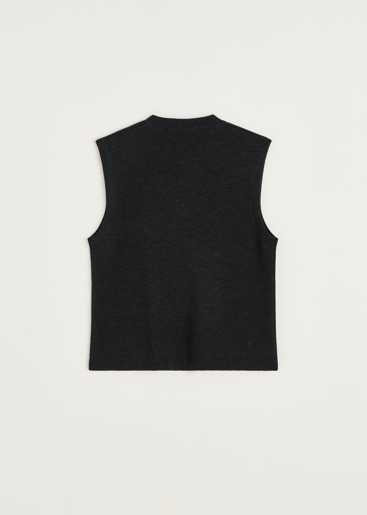 Elva vest – merino wool | Antracite Vest aiayu