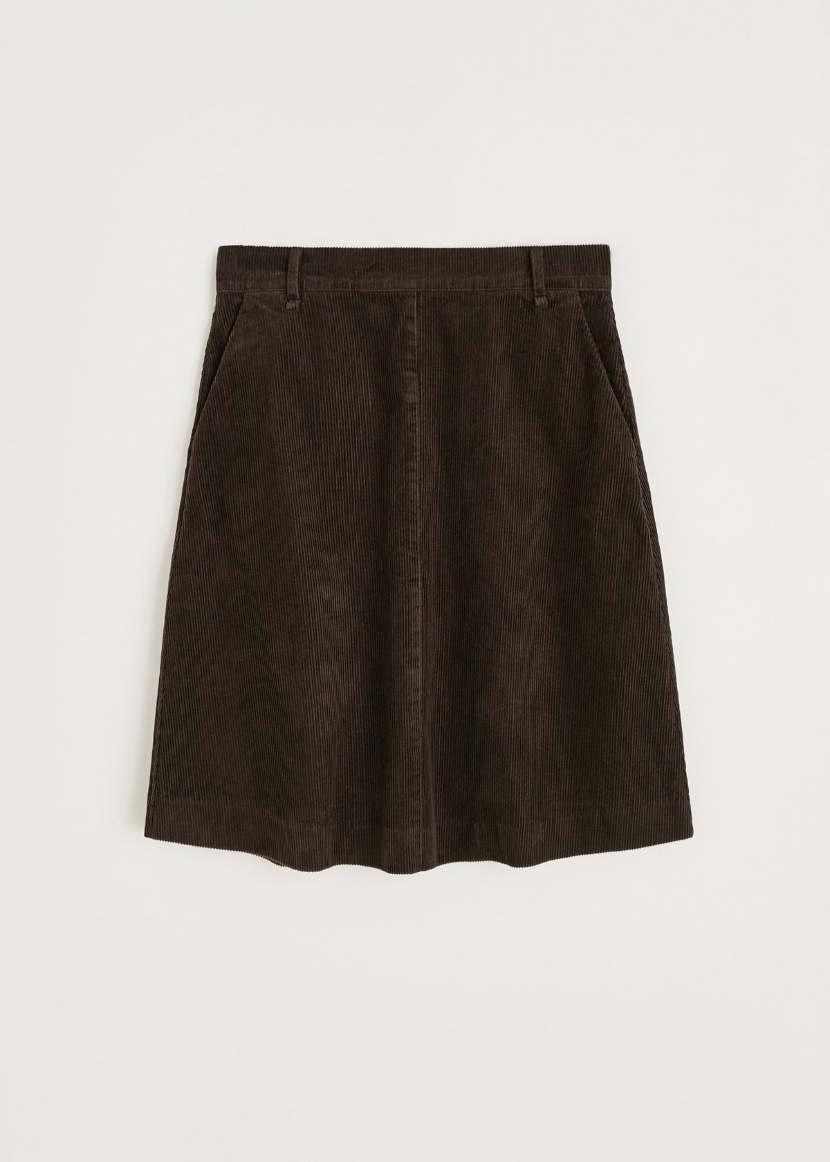 Estelle skirt short corduroy | Smokey brown Skirt aiayu