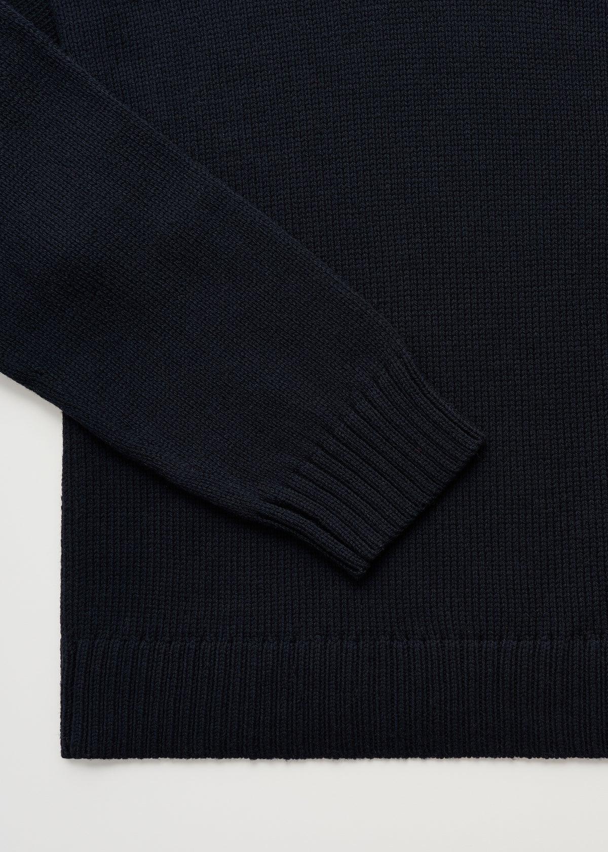 Farah sweater – highland wool | Black navy Sweater aiayu
