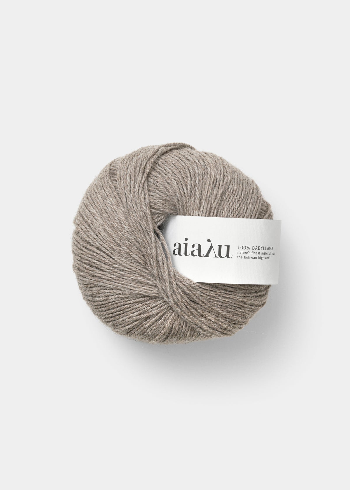 aiayu yarn – babyllama wool | Pure nougat Handknit Yarn aiayu