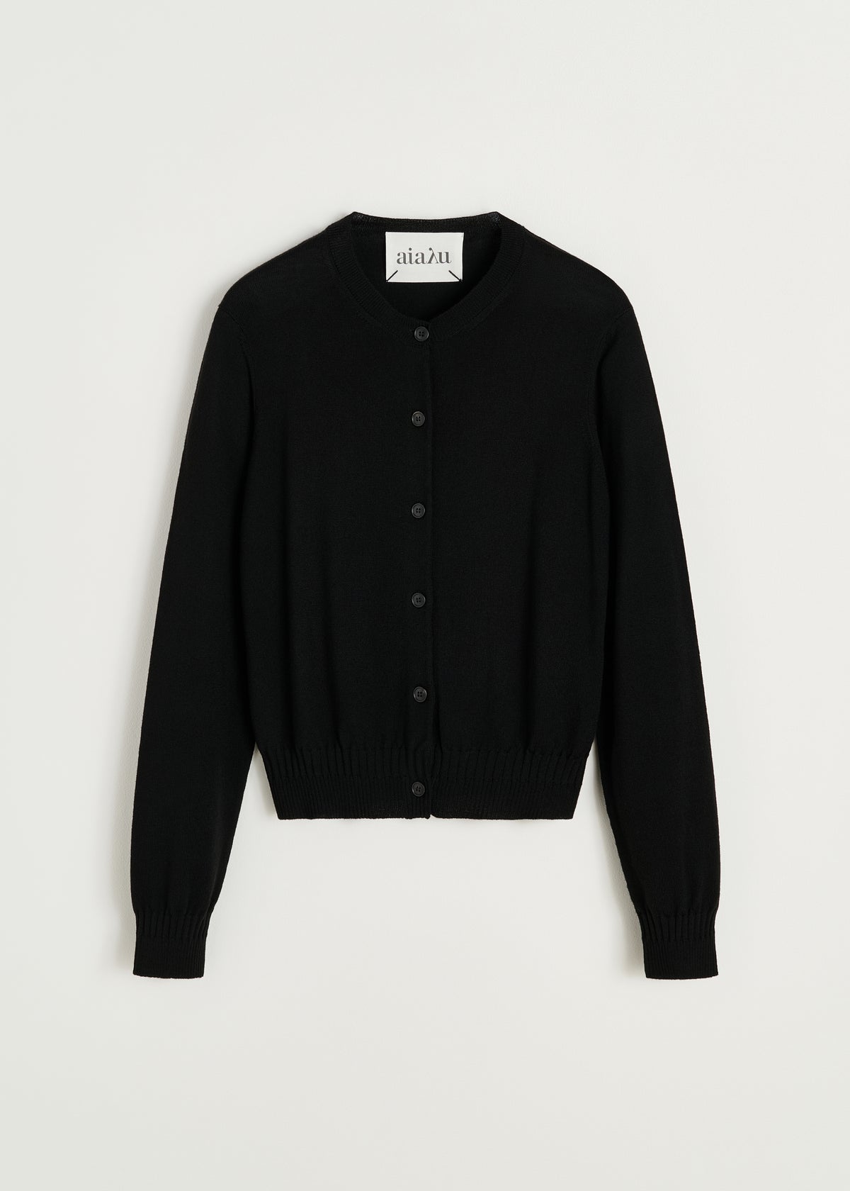 Hariza cardigan – merino wool | Black Cardigan aiayu