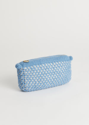 Helen classic clutch | Mix brilliant blue/albicant Purse aiayu