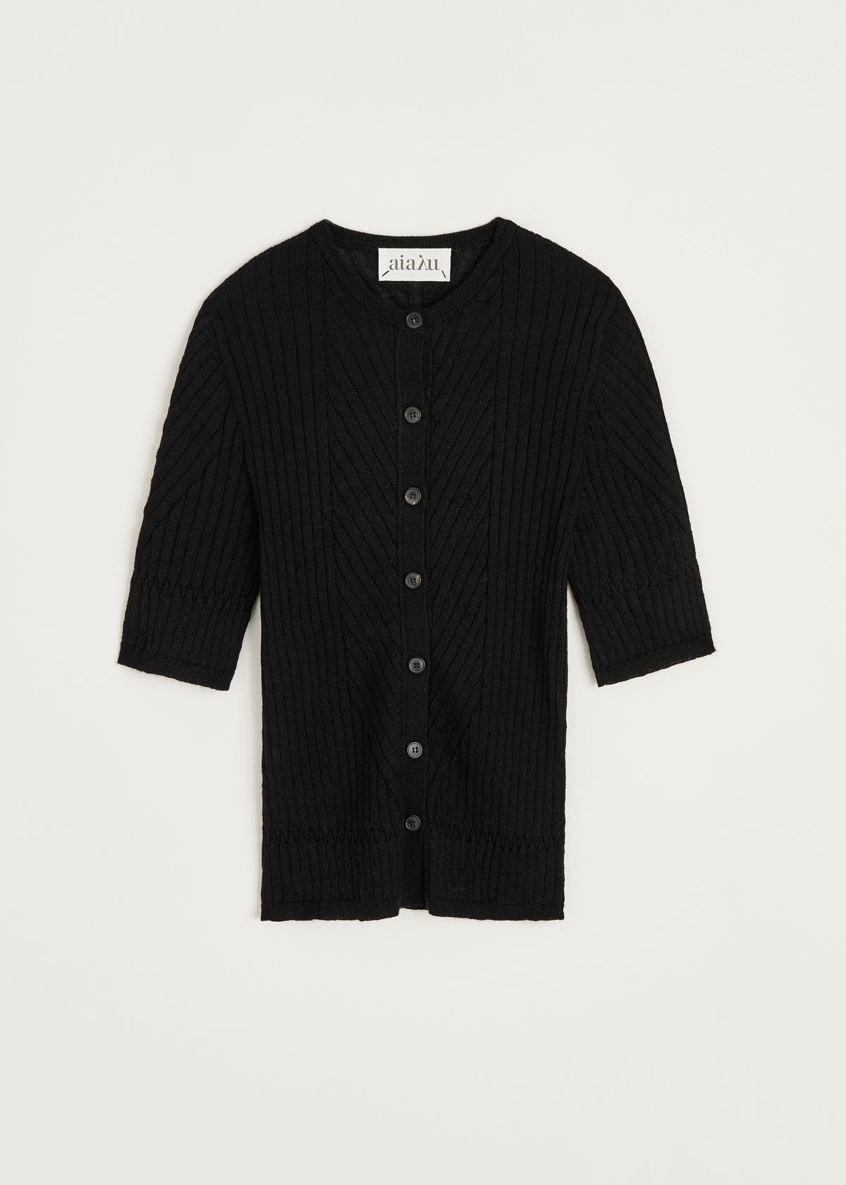 Hira cardigan – llama | Black Cardigan aiayu
