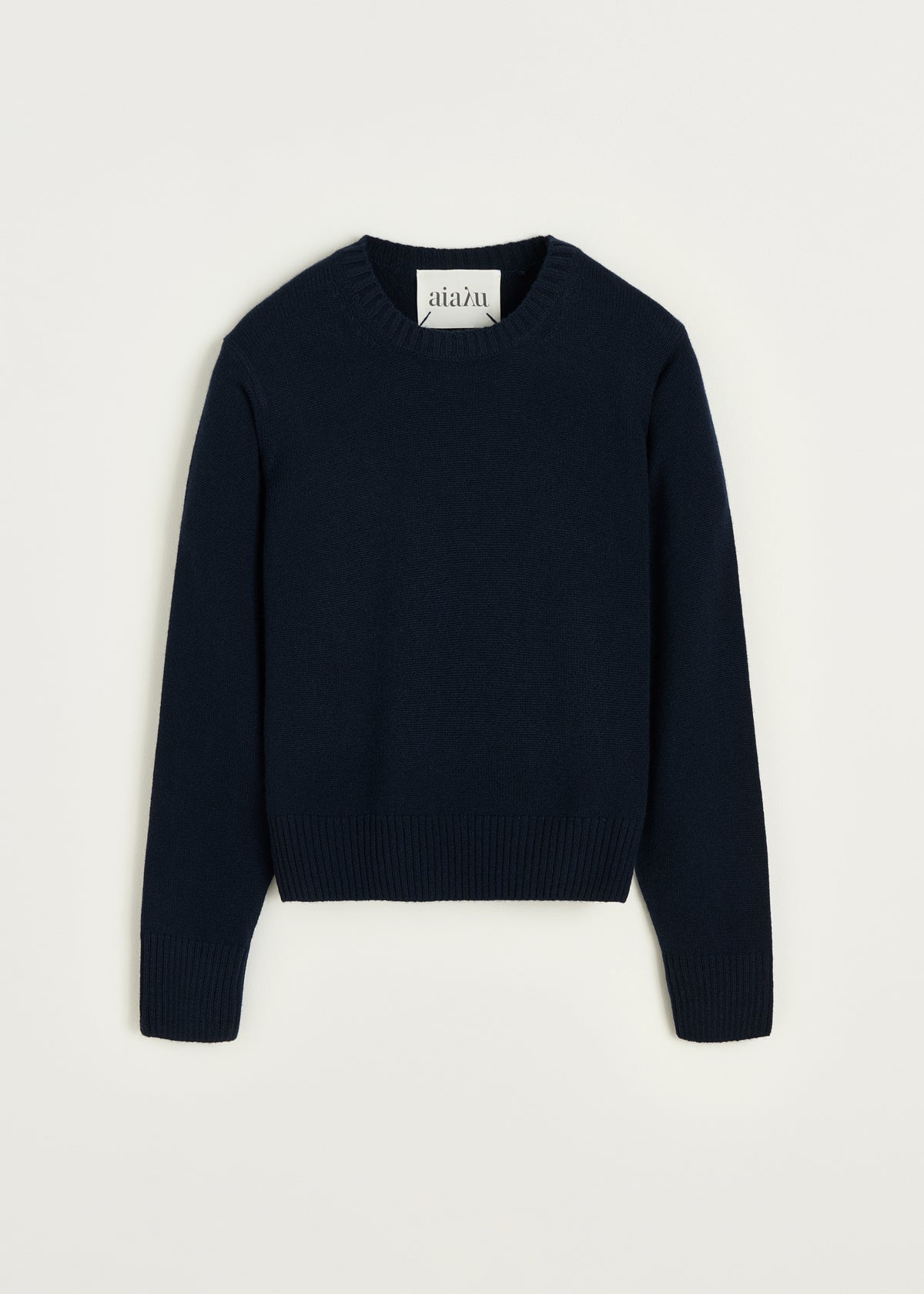 Inga sweater – cashmere | Black blue Sweater aiayu