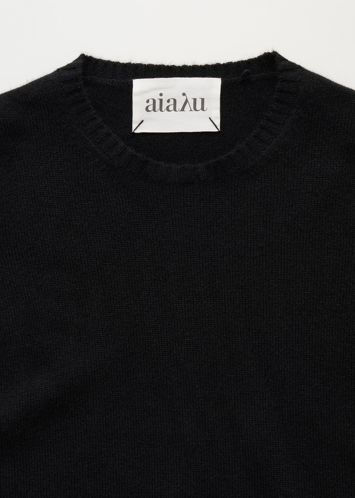 Inga sweater – cashmere | Black Sweater aiayu