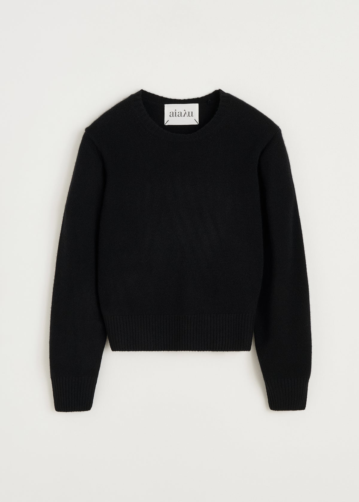 Inga sweater – cashmere | Black Sweater aiayu