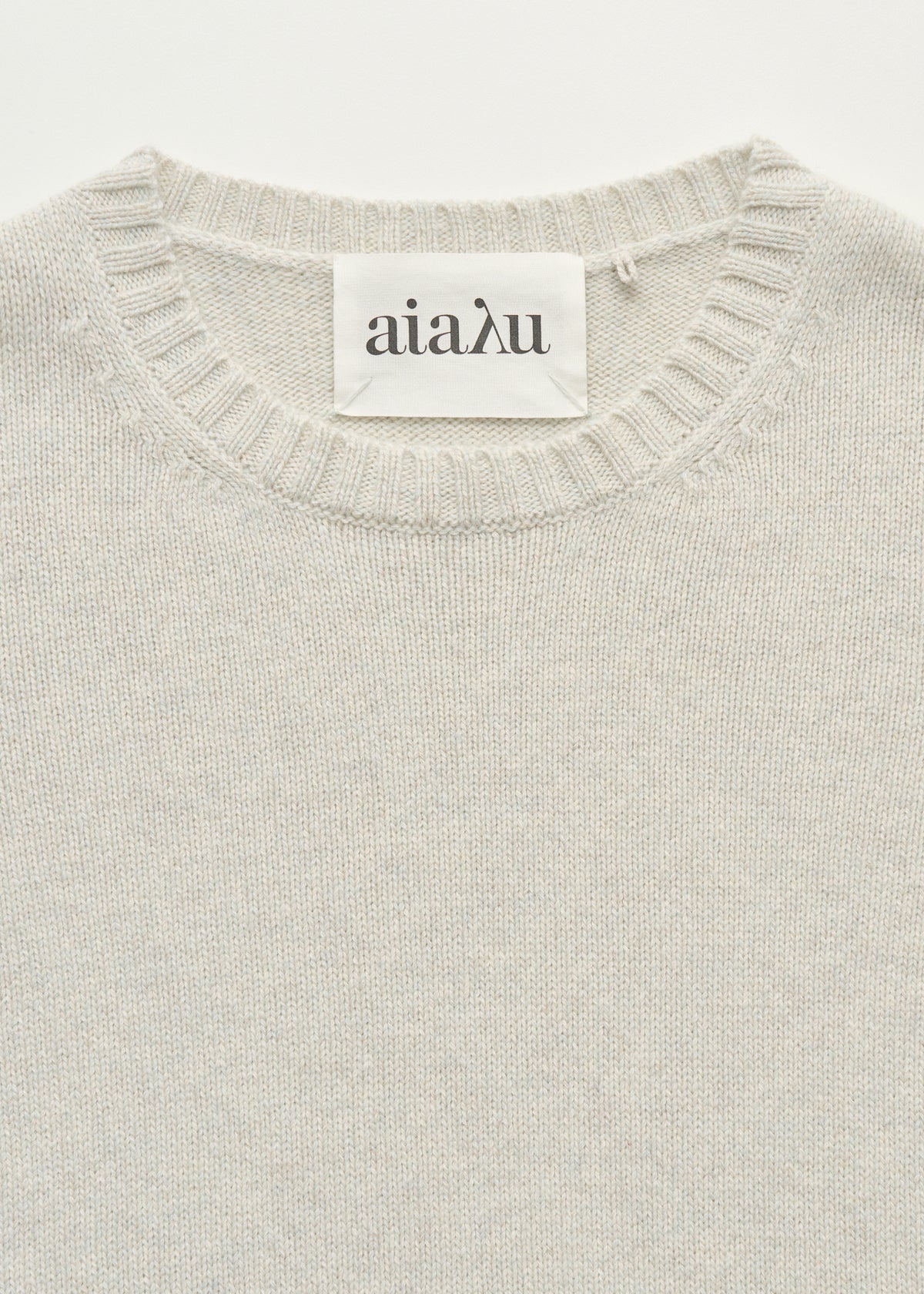 Inga sweater – cashmere | Dove mouline Sweater aiayu