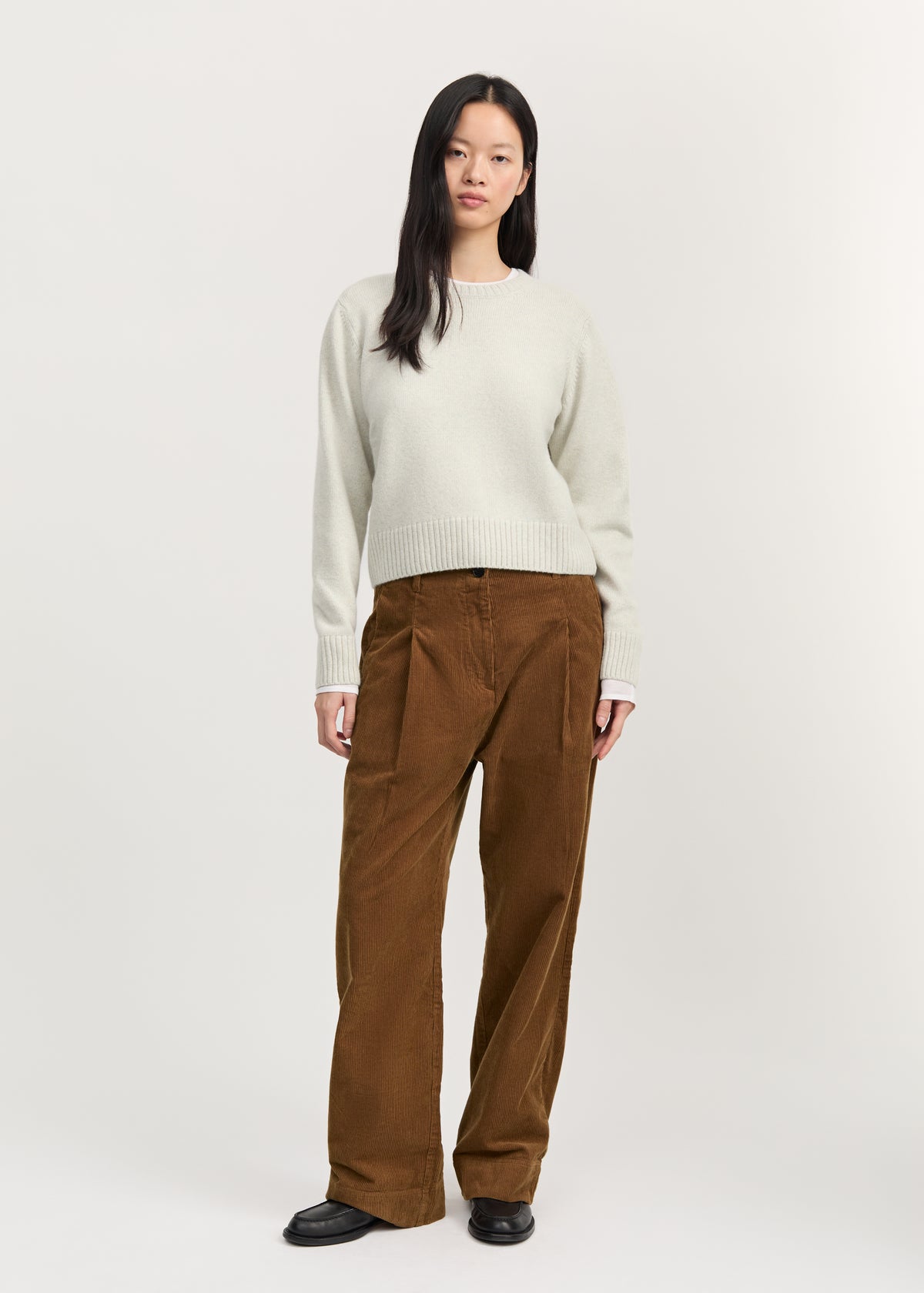 Inga sweater – cashmere | Dove mouline Sweater aiayu