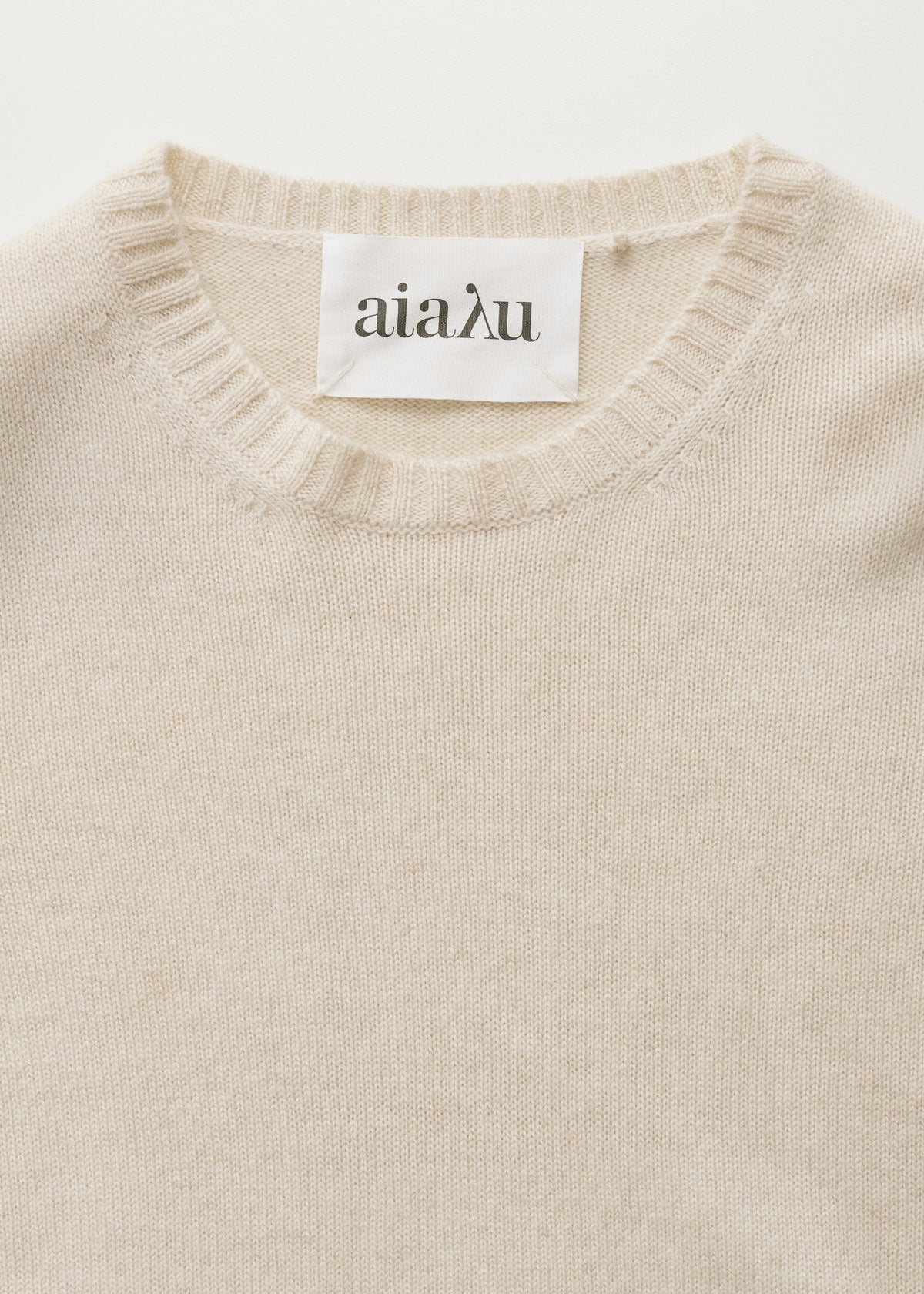 Inga sweater – cashmere | Pure ecru Sweater aiayu